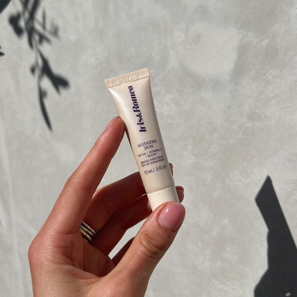 Mini Weekend Skin SPF 50 Universal Glow Tinted Mineral Sunscreen with Vitamin C + Niacinamide