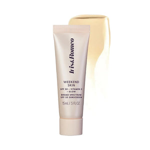 Mini Weekend Skin SPF 50 Instant Glow Tinted Mineral Sunscreen with Vitamin C + Niacinamide